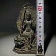 thumbnail image 4 of Antique-style Manjushri and Samantabhadra seated Buddha figurines, retro home decor for entryways., 4 of 4