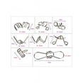 thumbnail image 2 of Topumt Kids Adults Metal Wire Puzzle IQ Mind Brain Teaser Puzzles Game Toys Gift 8pcs, 2 of 5