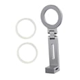 thumbnail image 2 of Soporte para teléfono con rotación de 360 ​​grados, antideslizante, de aleación de aluminio resistente. Plata, 2 of 9