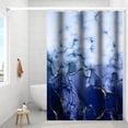 thumbnail image 2 of CAILDANL Purple Shower Curtain, Abstract Marble Shower Curtain for Bathroom Waterproof Fabric Shower Curtain Set with Hooks 72x72 inches, 2 of 7
