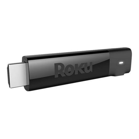Roku - Streaming Stick+ 4K Headphone Edition with Voice Remote with TV Power and Volume Streaming Media Player - Black