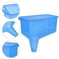 thumbnail image 2 of Oil Funnel Square Shape Plastic Oil Change Tool Capless Gas Tank Funnel Accessory, 2 of 4