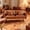 Brown, variant on Ksopiavobs Miniature Dollhouse Leather Couch -1:12 Scale Mini Sofa Furniture Set with Cushions Fit 3 to 6 inches Doll Figure 1/12 Scale Accessories for Doll House Décor (Brown)