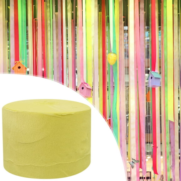Streamers Paper 82ft Long 1.8in Wide Crepe Paper for Party,Wedding,Festival
