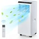 thumbnail image 1 of 8,000 btu portable air conditioner para dormitorio, sala de estar, y oficina! 3-in-1 portable ac unidad con dehumidifier, fan. cools up to 350 sq ft con LED remote control, 1 of 7