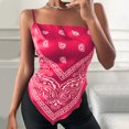 thumbnail image 2 of MNCEKFOD Graphic Tank Tops For Women Trendy Slim Halter Neck Spaghetti Strap Vest Bodycon Bandeau Casual Daily Inner Outer Dual Use Stylish Tops Womens Shirts Hot Pink XXL, 2 of 9