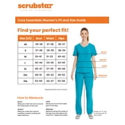 Scrubstar Core Essentials Women’s V-Neck Scrub Top, Sizes XS–3XL