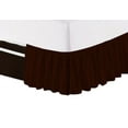thumbnail image 2 of 100% Egyptian Cotton 1 PCs Ruffled BedSkirt 21 inches (Chocolate,Cal-King), 2 of 5