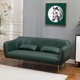 thumbnail image 3 of Nordic Luxury Simple Living Room Sofas PU Leather Single Loveseat Modern Sofa Recliner Sofy Do Salonu Home Furniture WK50SF My Lux Decor Round, 3 of 18