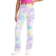 thumbnail image 5 of Odeerbi 2-13 Años Niñas Pantalones de Yoga de Pierna Ancha Tie-Dye Entrenamiento Baile Pantalones Deportivos Lindos Elasticidad Cintura Alta Pantalones de Pierna Recta, 5 of 9