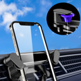 thumbnail image 5 of Fixation de Voiture, Clip de Support de Ventilation, Kits de Voiture de Téléphone Portable, Convient à Tous les Smartphones, Support de Téléphone de Ventilation, Plus Robuste, Rotation de 360 °, Support de Téléphone Portable, 5 of 5