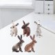thumbnail image 4 of Figuras de juguete de granja de aprendizaje de Pascua Zulema 2x Figuras de conejito, 4 of 8