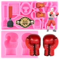 thumbnail image 1 of Molde de silicona ZiXiang para fondant deportivo de boxeo, juego de 2, 1 of 9