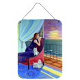 thumbnail image 1 of "Caroline's Treasures 7167DS1216 Lady with Her Westie de metal de aluminio para colgar en la pared o en la puerta, 16" x 12 ", multicolor" Caroline's Treasures 7167DS1216, 1 of 1
