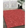 thumbnail image 2 of Ahgly Company Indoor Rectangle Patterned Red Area Rugs, 7' x 10', 2 of 6
