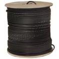 thumbnail image 2 of Bulk Rg58 Au Coaxial Cable, Black, 20 Awg, Copper Stranded Center Conductor, Braided Shield, Spool, 1000 Foot, 2 of 2