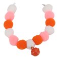 thumbnail image 2 of Dog Bell Collar, Pet Collar Soft Colorful  For Party Orange 34cm, 2 of 8