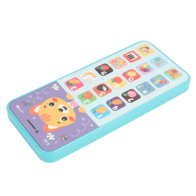 Baby Cell Phone Toy, Baby Smart Phone Toy English Learning for Toddler Orange,Green