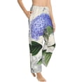 thumbnail image 2 of Daiia Vintage Flower Women's Sleep Pant with Pockets and Drawstring,Pajama Pants-XX-Large, 2 of 9