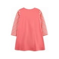 thumbnail image 4 of Bellafa 2-7T Little Girls Long Sleeve Dress Toddler Kids Christmas Easter Cotton Casual Appliques Shirt Jersey Dresses, 4 of 9
