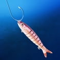 thumbnail image 4 of Señuelo de pesca Zulema 8 Segment Bass Señuelos Bionic Hooks Pesca Un rosa, 4 of 8