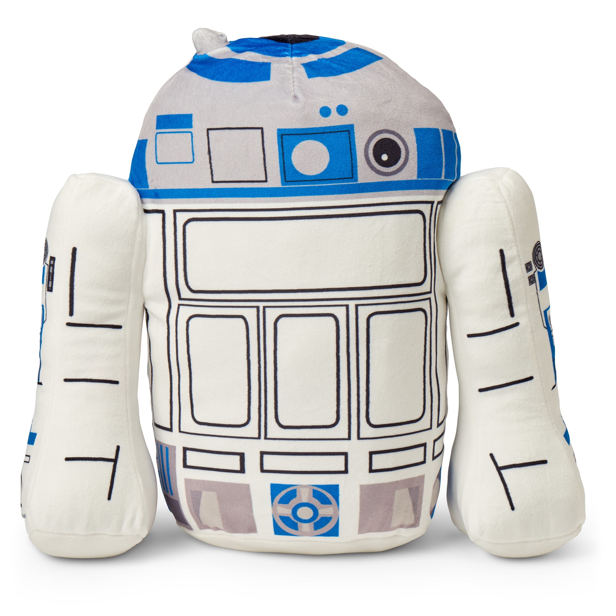 Disney Star Wars R2-D2 Droid Silk Touch Throw Blanket and Plush Character Hugger Set