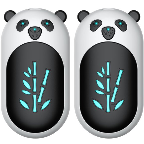 Calentadores de manos recargables AaoLin de 6000 mAh, 20 h, paquete de 2