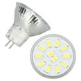 thumbnail image 3 of MR11 LED Bulb, 3W 12 LEDs 360 Degree Heat Dissipation No Flicker No Buzz Eye Protection, with Dual Needle Base, for Spotlights Ceiling Lights Track Lights, 3 of 7