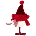 thumbnail image 6 of Northlight Bird with Scarf and Winter Hat Christmas Standing Figure - 8.5" - Red and White, 6 of 8