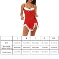 thumbnail image 4 of Body sexy para mujer, mono con temática navideña, lencería de encaje con correa para niña, L Methold XX000044-03, 4 of 7