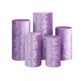thumbnail image 3 of 5 cubiertas de pedestal cilíndricas para postres, decorativas. Violeta, 3 of 9