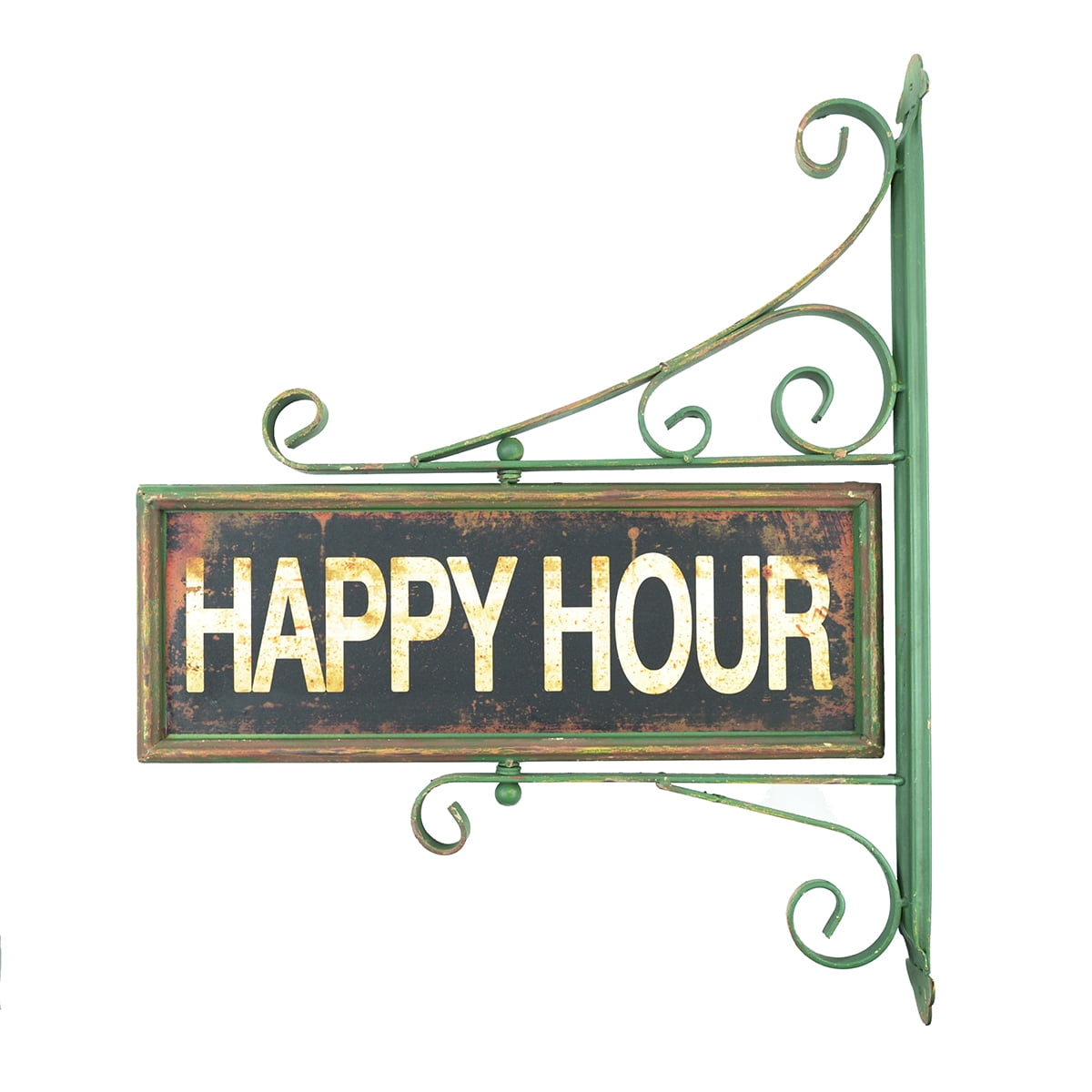 Happy Hour Lounge Tin Metal Sign It's Beer:30  Bar Man Cave Vintage Ad Style 