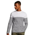 thumbnail image 4 of Front Row Mens Long Sleeve Breton Stripe T-Shirt, 4 of 4
