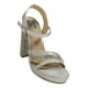 thumbnail image 1 of SANDALIAS DE VESTIR LEON MUJER PLATA SINTETICO 444415 LEON 444415p, 1 of 4
