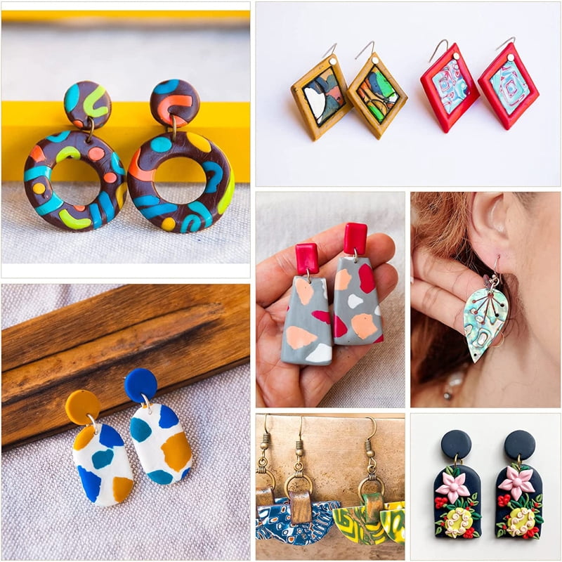 165PCS Polymer Clay Earring Making Tools Clay Earring Cutters Kit DIY Earring