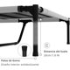 thumbnail image 5 of Cama Elevada para Perro Grande, Cama para Perros Lavable y Transpirable con Toldo Extraíble y 2 Postes de Soporte, para Perros y Mascotas Medianos, Grandes, Marrón, 5 of 9