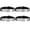 Silver, variant on 4 Packs Bible Verse Bracelets for Men Women,Engraved Stainless Steel Adjust Silicone Luke 1:37 / Isaiah 41:10 / Phil 4:13 / Mat 19:26 Bracelet Set Christian Faith Gifts