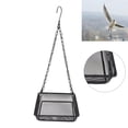 thumbnail image 3 of Xirurus Carbon‑Steel Hanging Bird Feeder – Rust‑Resistant Mesh Tray, 6.69"×15.94" Wide Platform, Easy Tool‑Free Installation, Ideal for Yard & Garden, 3 of 9