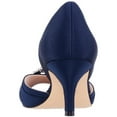 thumbnail image 3 of Nina Womens Corrine Satin Peep-Toe D'Orsay Heels, 3 of 3