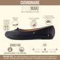 thumbnail image 3 of Cushionaire Maki Tabi Flats for Women, Split Toe Ballet Flats with Flexible Sole and Cushioned Footbed, 3 of 17
