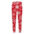 thumbnail image 4 of JUNWELL Mens Sweatpants Drawstring Snowflake Graphic Funny Jogger Pant Christmas Running Workout Trouser Holiday Slim Fit Pants, 4 of 5