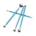 thumbnail image 2 of 4 herramientas de punto de bola de dos extremos para modelado y escultura de muñecas de cerámica. azul, 2 of 9