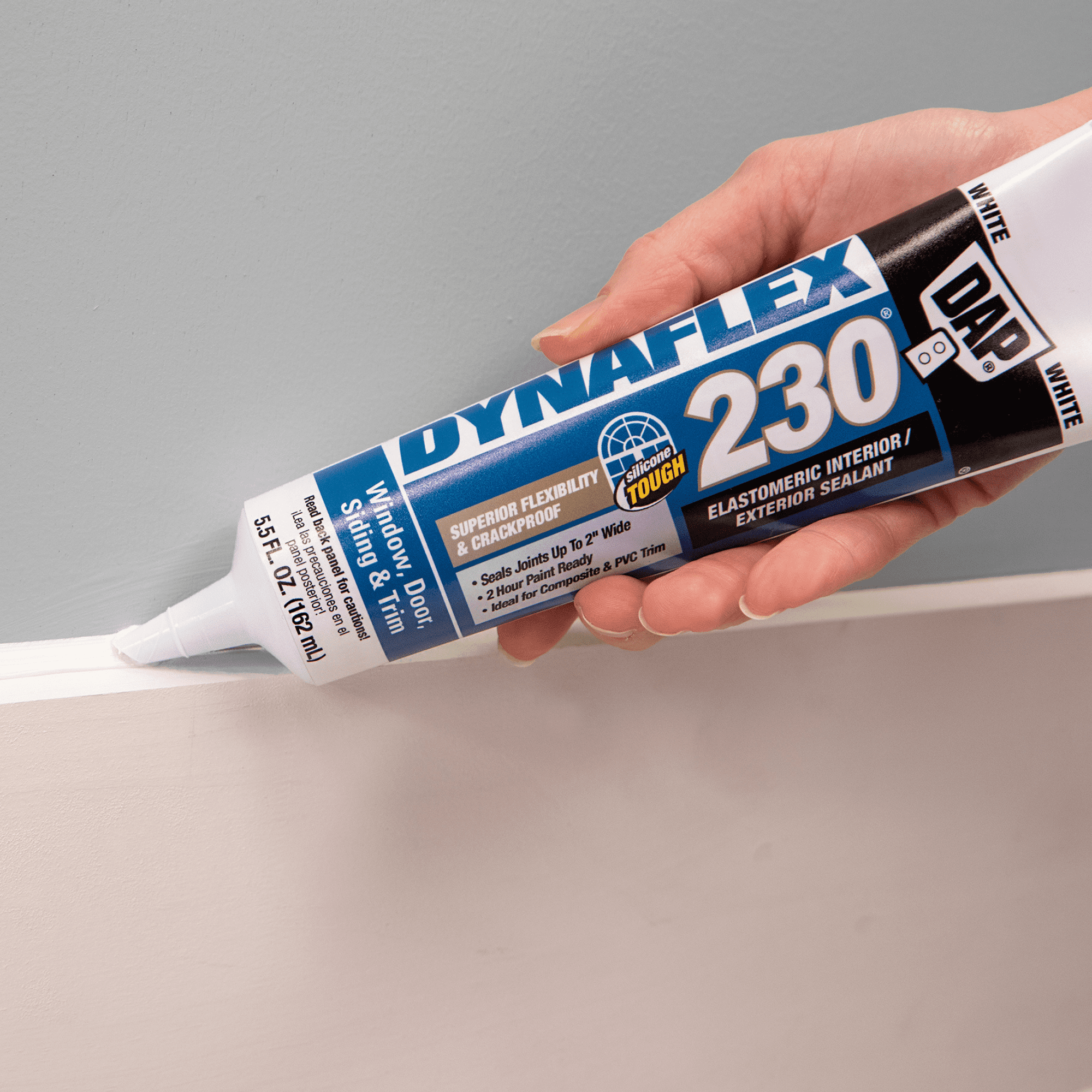 (6 pack) DAP Dynaflex 230 10.1 oz Clear Premium Sealant Caulk