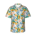 thumbnail image 2 of Xecao Colorful Fruits print Hawaiian shirt - a stylish short-sleeve button-down for men, perfect for casual beach and tropical outings., 2 of 9