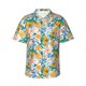 thumbnail image 1 of Balery Colorful Fruits Camisas hawaianas de manga corta para hombre, camisas playeras de corte holgado, camisas de vacaciones con botones,X-Large, 1 of 7