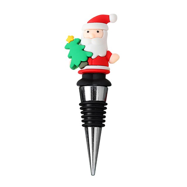 Tapón de vino Serie de Navidad Tapón de vino Fiesta Fiesta Tapón de botella de vino creativo