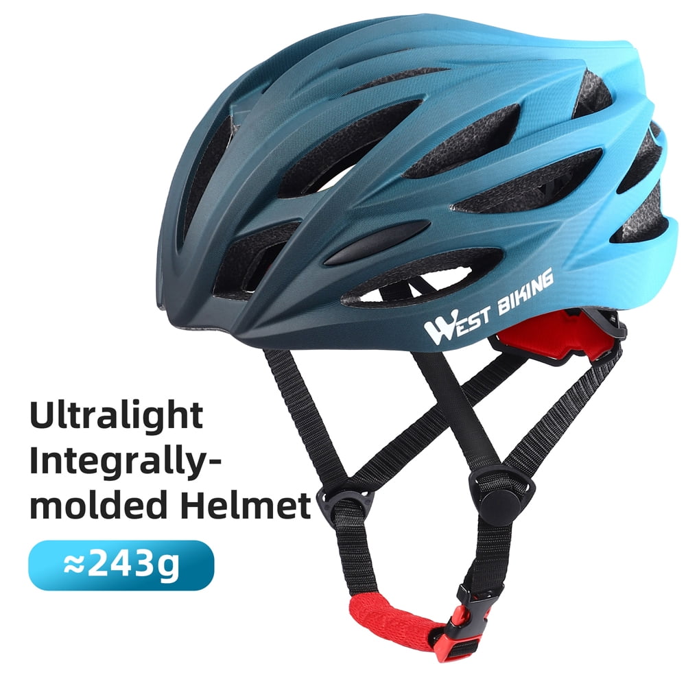 Gradient Color Helmet Gradient Color Breathable Cycle Helmet Integrated Safety Cap for Bike Cycling