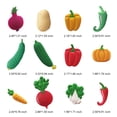 thumbnail image 5 of Fruit Fridge Magnets Vegetable Refrigerator Magnets Fruit Whiteboard Magnetic Stickers for Home Decoration 24 Pieces, 5 of 6