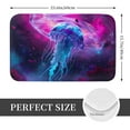 thumbnail image 2 of Non Slip Door Mat, Colorful sky Floating Jellyfish Fast Drying Bath Tub Mats, Absorbent Bathroom Rugs Entrance Welcome Mat, Bath MatS for Tub, Floor, Home, Kitchen, Hotel,16x24in, 2 of 7