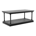thumbnail image 3 of Drewden 1-Shelf Wood Rectangle Coffee Table, Antique Gray, 3 of 6